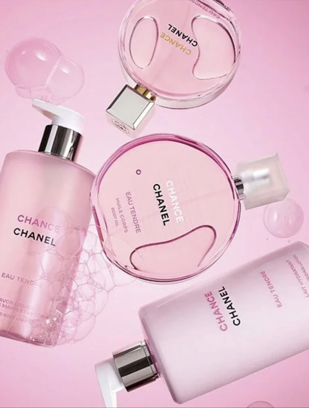 NEW~ CHANEL Chance Eau Tendre Moisturizing Lotion ~ Pink 400ml